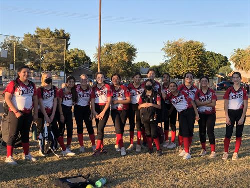 Frank Wright Middle School - Softball Team takes the win on 1/19/2022